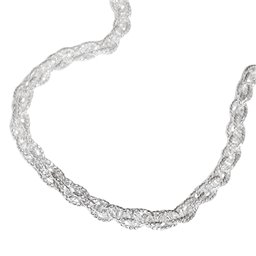 Halsband Double Anchor 45cm Silver 925