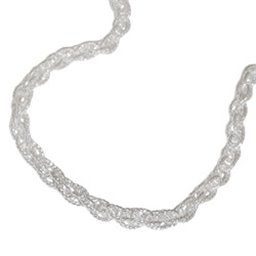 Halsband Double Anchor 45cm Silver 925