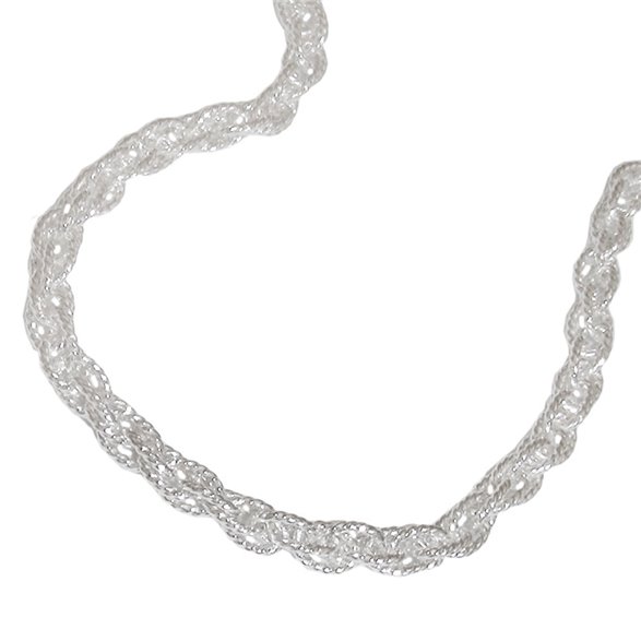 Halsband Double Anchor 50cm Silver 925