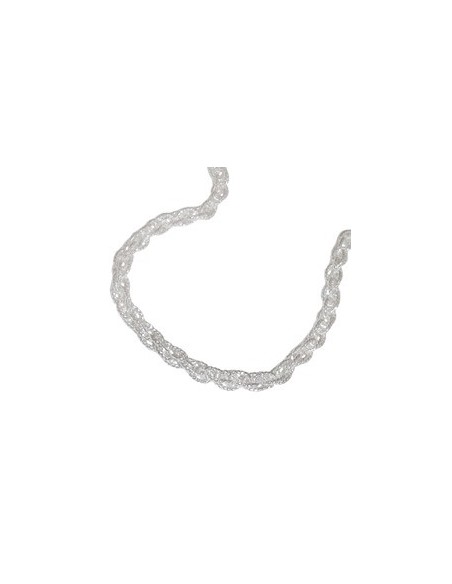 Halsband Double Anchor 50cm Silver 925