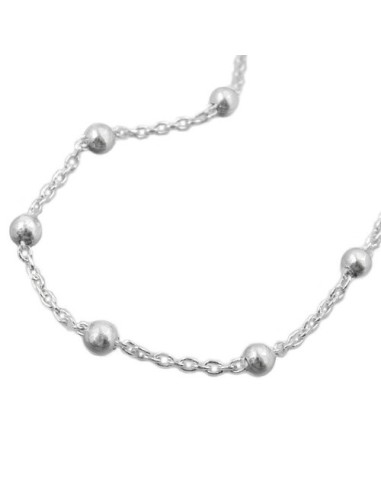 Halsband Kedja With 29 Balls Silver 925