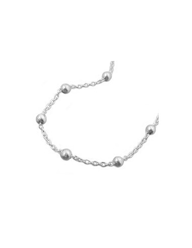 Halsband Kedja With 29 Balls Silver 925