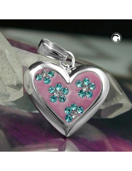 Heart Hängsmycke With Zirconia Silver 925