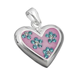 Heart Hängsmycke With Zirconia Silver 925