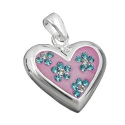 Heart Hängsmycke With Zirconia Silver 925