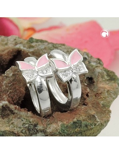 Hoop Örhänge Butterfly Silver 925