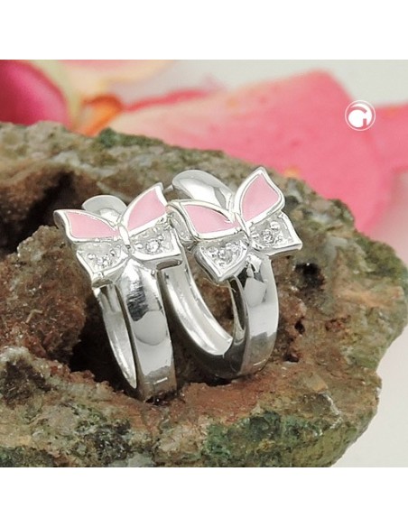 Hoop Örhänge Butterfly Silver 925
