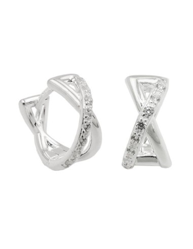 Hoop Örhänge Zirconia Silver 925