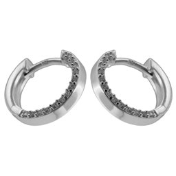 Hoop Örhänge Zirconias Silver 925