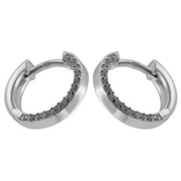Hoop Örhänge Zirconias Silver 925