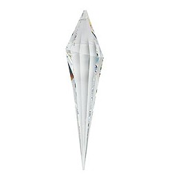 pendant cone clear crystal