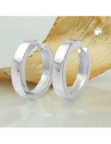 Hoop Örhängen 19x4mm Silver 925