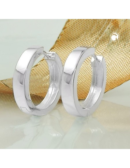 Hoop Örhängen 19x4mm Silver 925