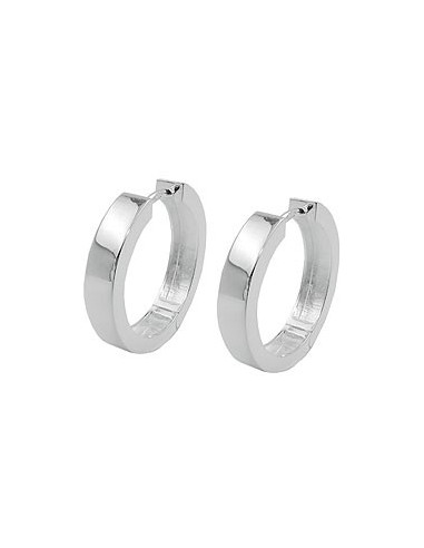 Hoop Örhängen 19x4mm Silver 925