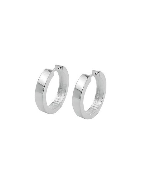 Hoop Örhängen 19x4mm Silver 925