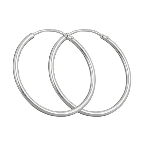 Hoop Örhängen 25mm Silver 925