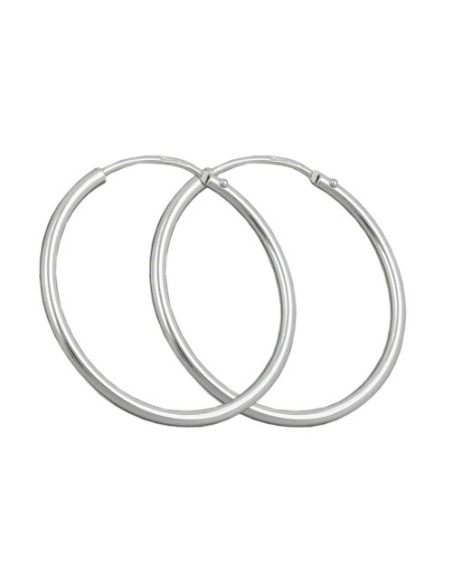 Hoop Örhängen 25mm Silver 925