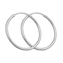 Hoop Örhängen 25mm Silver 925