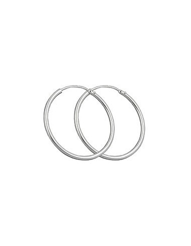 Hoop Örhängen 25mm Silver 925