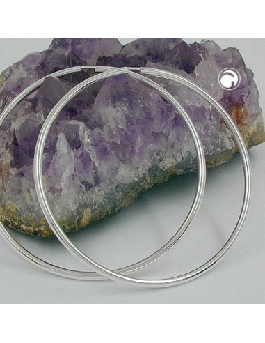 Hoop Örhängen 70mm Silver 925