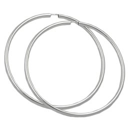 Hoop Örhängen 70mm Silver 925