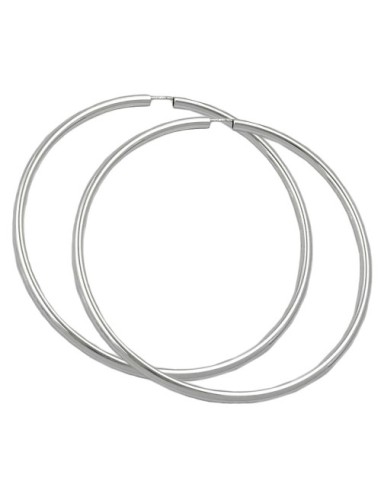 Hoop Örhängen 70mm Silver 925