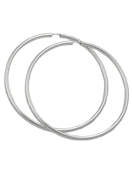 Hoop Örhängen 70mm Silver 925