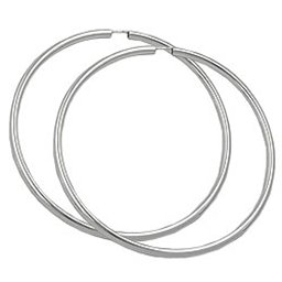 Hoop Örhängen 70mm Silver 925