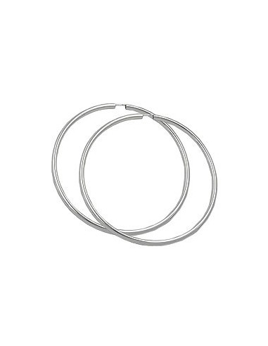 Hoop Örhängen 70mm Silver 925