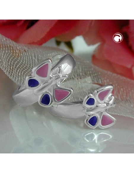 Hoop Örhängen Butterfly Silver 925