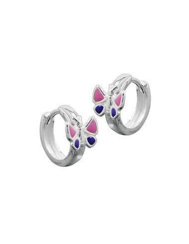 Hoop Örhängen Butterfly Silver 925