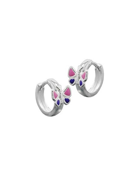 Hoop Örhängen Butterfly Silver 925