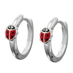 Hoop Örhängen Ladybird Silver 925