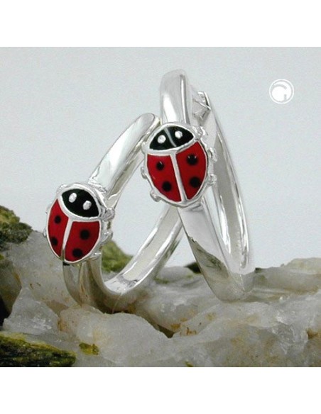 Hoop Örhängen Ladybird Silver 925