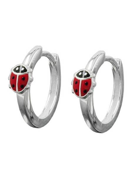 Hoop Örhängen Ladybird Silver 925