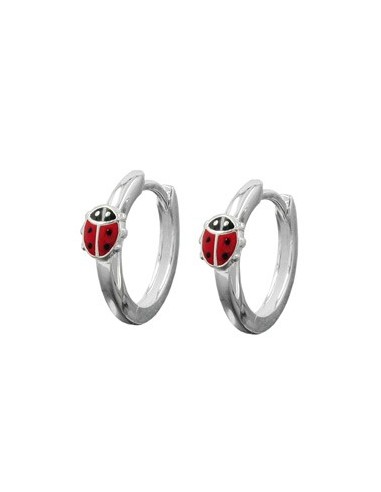 Hoop Örhängen Ladybird Silver 925