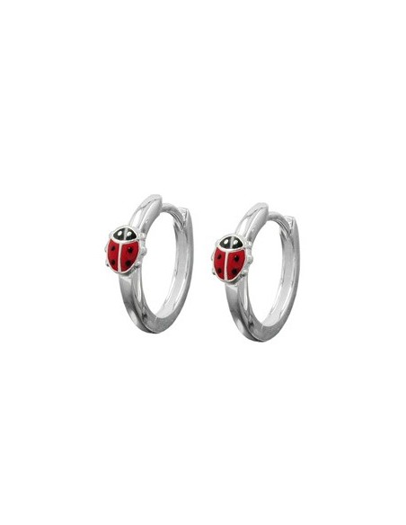 Hoop Örhängen Ladybird Silver 925
