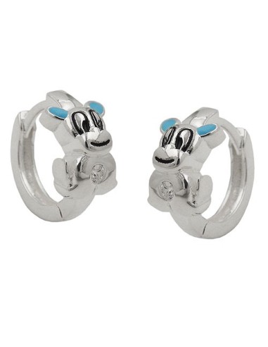 Hoop Örhängen Little Dog Silver 925