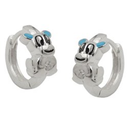 Hoop Örhängen Little Dog Silver 925