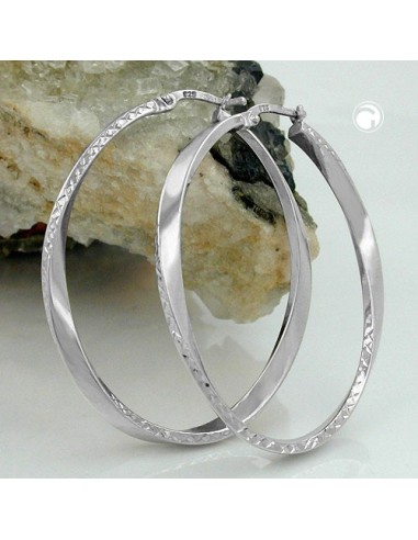 Hoop Örhängen Oval Shape Silver 925