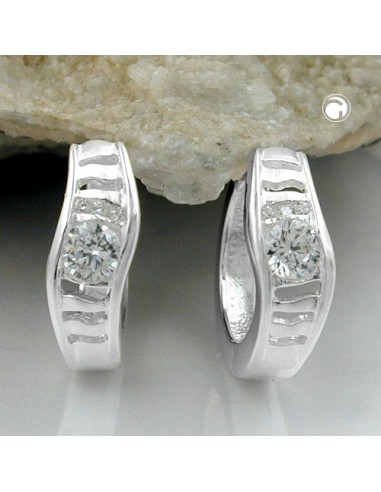 Hoop Örhängen Zirconia Silver 925
