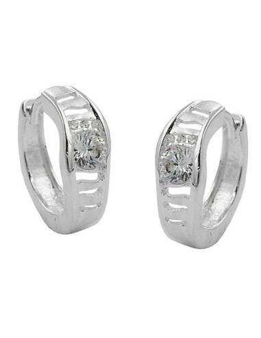 Hoop Örhängen Zirconia Silver 925