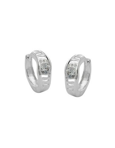 Hoop Örhängen Zirconia Silver 925