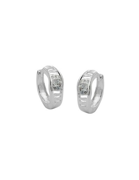 Hoop Örhängen Zirconia Silver 925