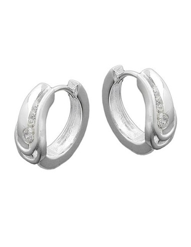 Hoop Örhängen Zirconia Silver 925