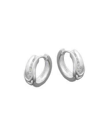 Hoop Örhängen Zirconia Silver 925