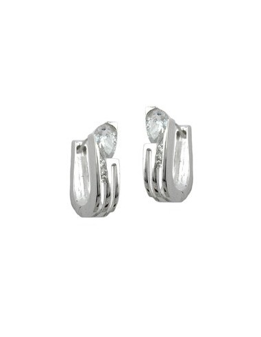 Hoop Örhängen Zirconia Silver 925