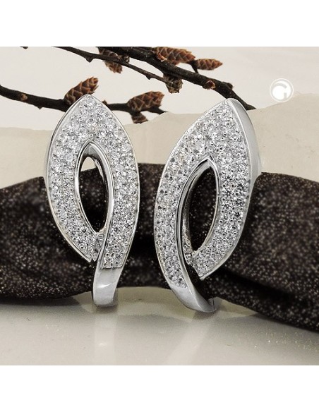 Hoop Örhängen Zirconias Silver 925