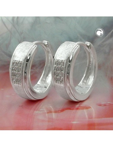 Hoop Örhängen Zirconias Silver 925
