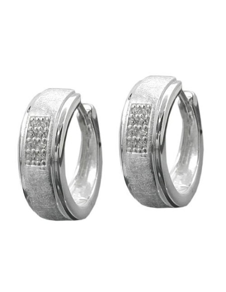 Hoop Örhängen Zirconias Silver 925